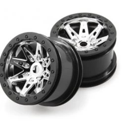 Axial 2.2 Raceline Renegade Wheels - 41mm Wide (Chrome) (2)