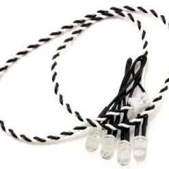 Axial 4 LED String (White LED)