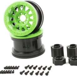 Axial 2.2 Method Beadlock Wheels - IFD Wheels - Green (2pcs)