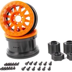 Axial 2.2 Method Beadlock Wheels - IFD Wheels - Orange (2pcs)
