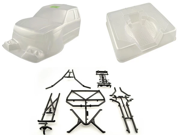 Axial Trail Honcho Truck Bodyshell - W/Molded Rear Cage 3 Axial Trail Honcho Truck Bodyshell - W/Molded Rear Cage