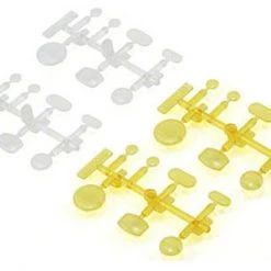 Axial LED Lens Set Yellow/ Clear (4)