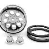 Axial 1.9 8 Hole Beadlock Wheel - Satin Chrome -Cheap Axial Store ax8088