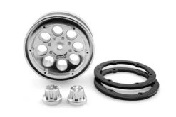 Axial 1.9 8 Hole Beadlock Wheel - Satin Chrome
