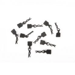 Axial 3mm Body Clip W/Tab, Black (10pc)
