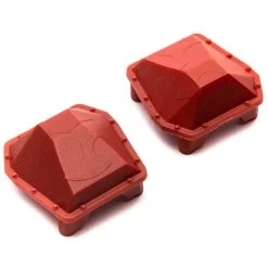 Axial SCX6: AR90 Diff Cover Axle Housing Red (2)