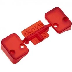 Axial Tail Light Lens Red
